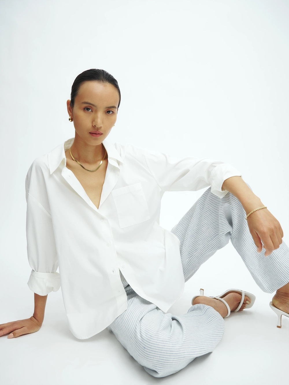 Reformation Off-White Blouse